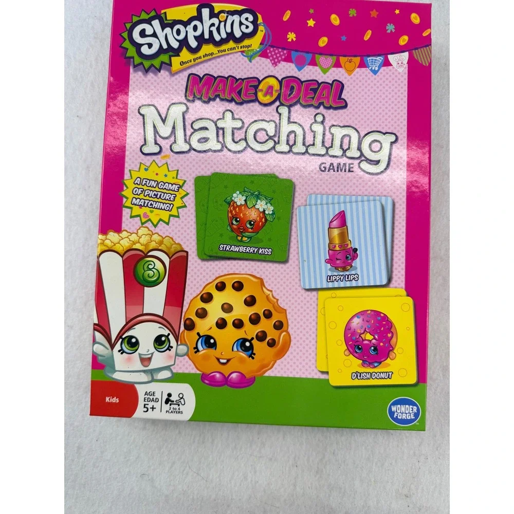 Shopkins Bundle Blanket Supermarket Scramble & Make A Deal Games Complete